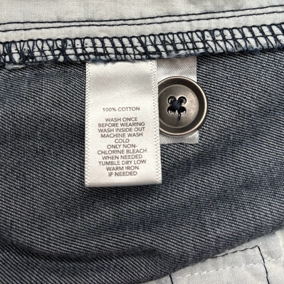 Ann Taylor LOFT, Lightweight Denim Shorts, Size 10, Blue - Picture 5 of 8